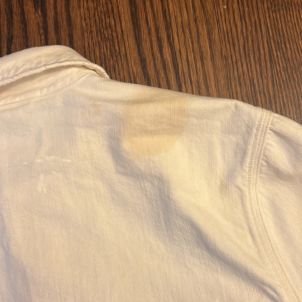 Polo by Ralph Lauren White Denim Jacket - Picture 11 of 12